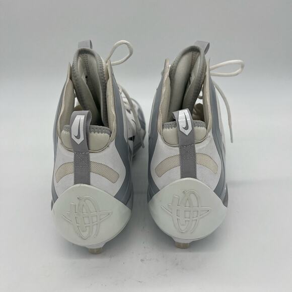 Nike Alpha Huarache Elite Max Air Football Cleats Shoes White Mens Size 16 - Picture 7 of 9